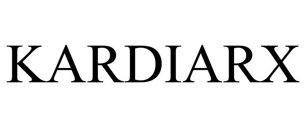 Trademark Logo KARDIARX