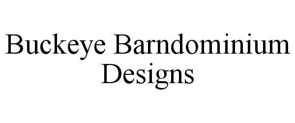  BUCKEYE BARNDOMINIUM DESIGNS