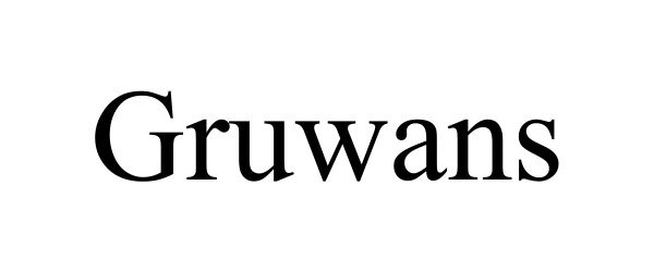 Trademark Logo GRUWANS
