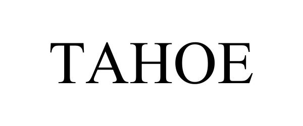 Trademark Logo TAHOE