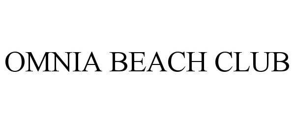 OMNIA BEACH CLUB