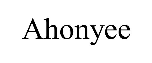 AHONYEE