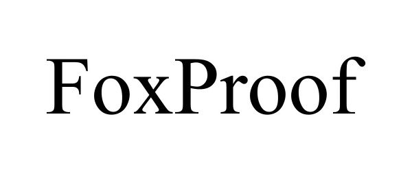 Trademark Logo FOXPROOF