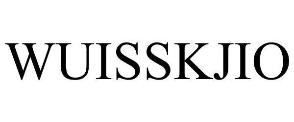 Trademark Logo WUISSKJIO