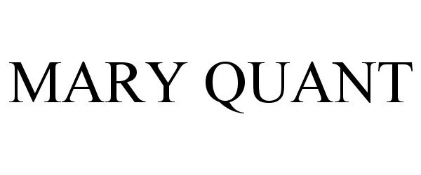 Trademark Logo MARY QUANT