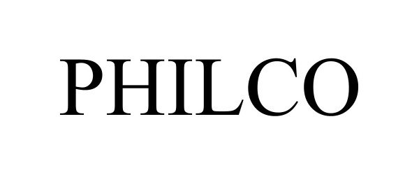 Trademark Logo PHILCO