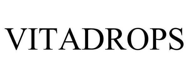 Trademark Logo VITADROPS