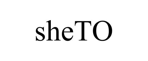 Trademark Logo SHETO