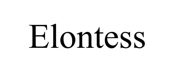 Trademark Logo ELONTESS