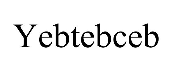 Trademark Logo YEBTEBCEB