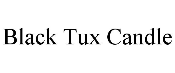  BLACK TUX CANDLE