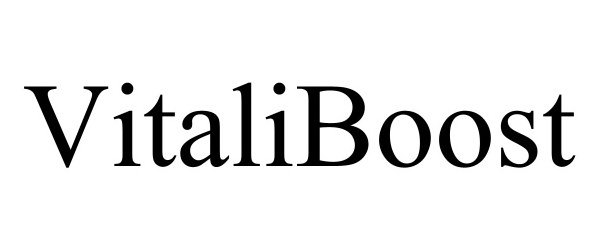 Trademark Logo VITALIBOOST