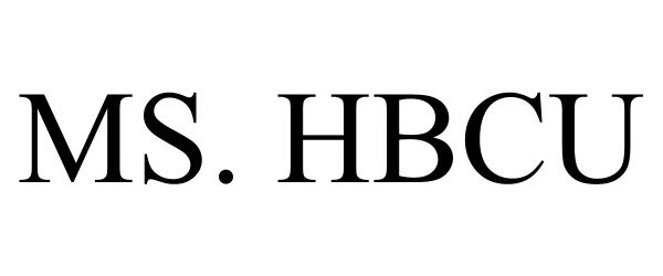 Trademark Logo MS. HBCU