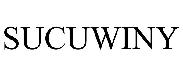 Trademark Logo SUCUWINY