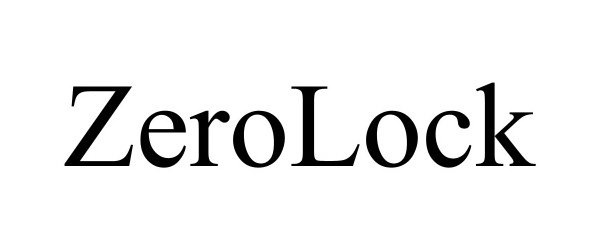 Trademark Logo ZEROLOCK