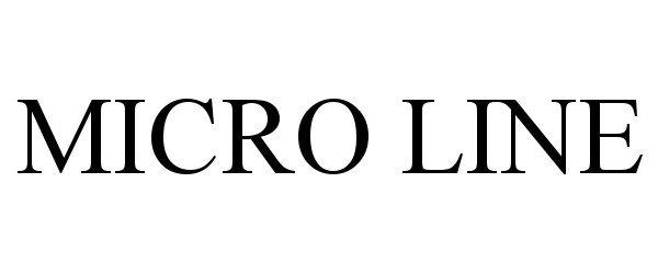 Trademark Logo MICRO LINE