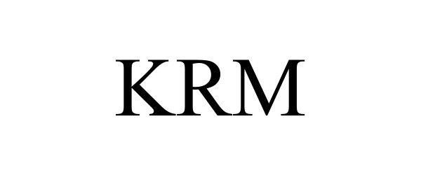 Trademark Logo KRM
