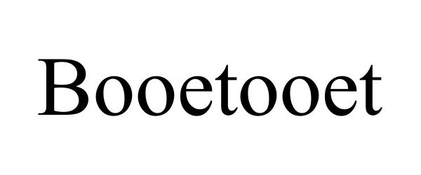 Trademark Logo BOOETOOET
