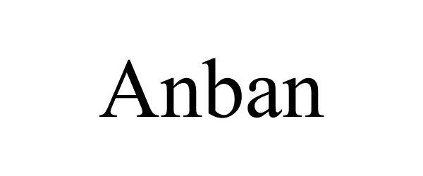 Trademark Logo ANBAN