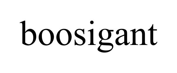 Trademark Logo BOOSIGANT