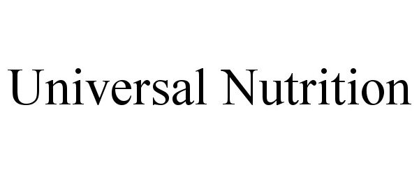 UNIVERSAL NUTRITION