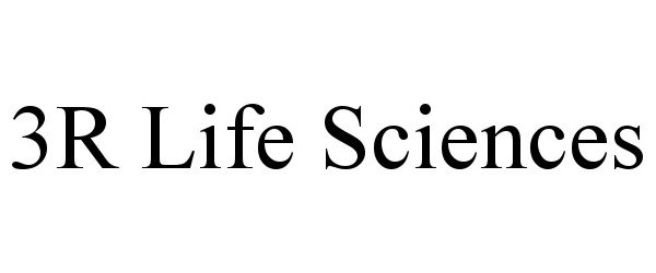 Trademark Logo 3R LIFE SCIENCES