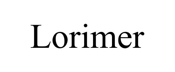 Trademark Logo LORIMER