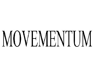 Trademark Logo MOVEMENTUM