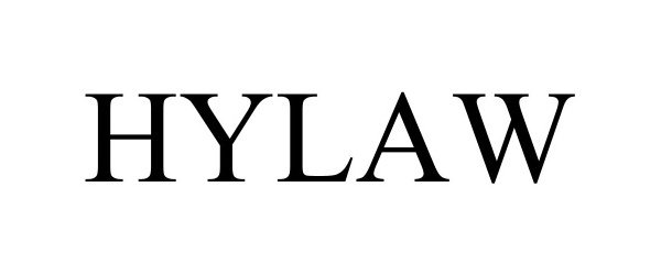 Trademark Logo HYLAW