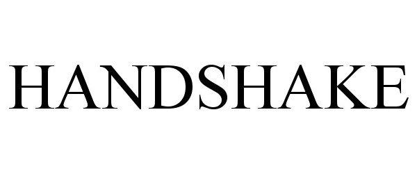 Trademark Logo HANDSHAKE