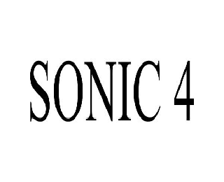 Trademark Logo SONIC 4