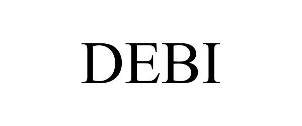 Trademark Logo DEBI