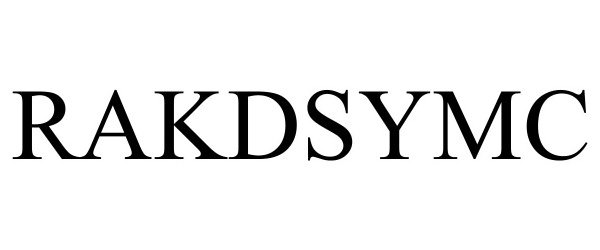 Trademark Logo RAKDSYMC