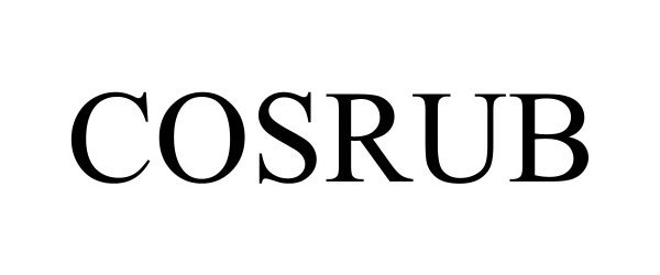 Trademark Logo COSRUB