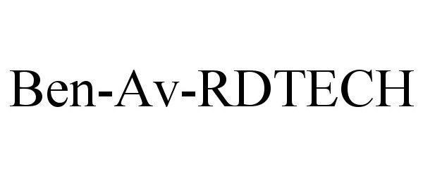 Trademark Logo BEN-AV-RDTECH