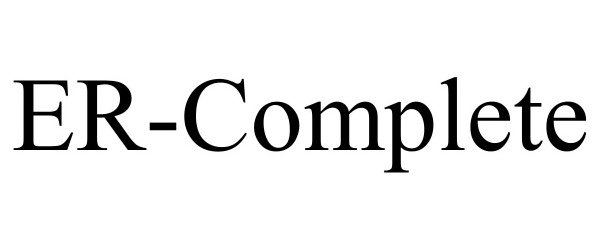 Trademark Logo ER-COMPLETE