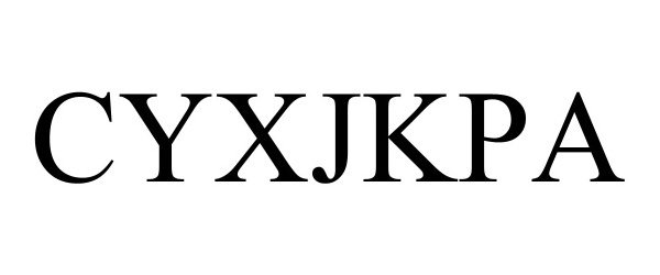 Trademark Logo CYXJKPA