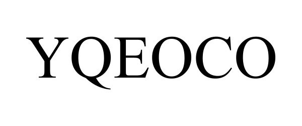 Trademark Logo YQEOCO