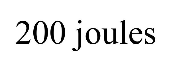 Trademark Logo 200 JOULES
