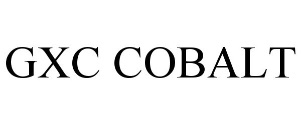  GXC COBALT