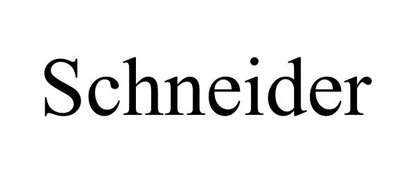 Trademark Logo SCHNEIDER