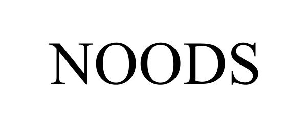 Trademark Logo NOODS