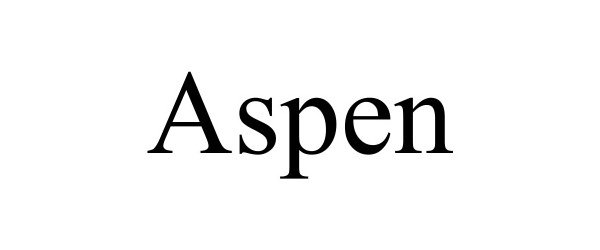 Trademark Logo ASPEN