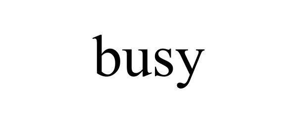 Trademark Logo BUSY