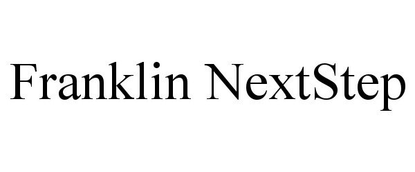 Trademark Logo FRANKLIN NEXTSTEP