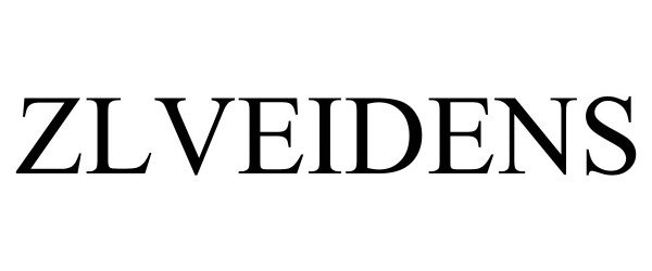 Trademark Logo ZLVEIDENS