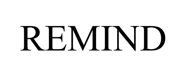 Trademark Logo REMIND