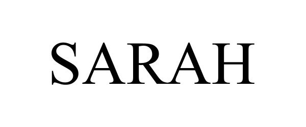 Trademark Logo SARAH