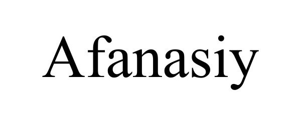 Trademark Logo AFANASIY