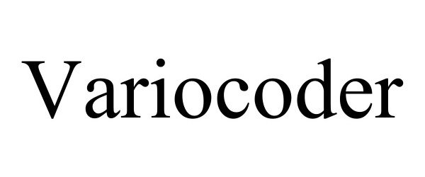 Trademark Logo VARIOCODER